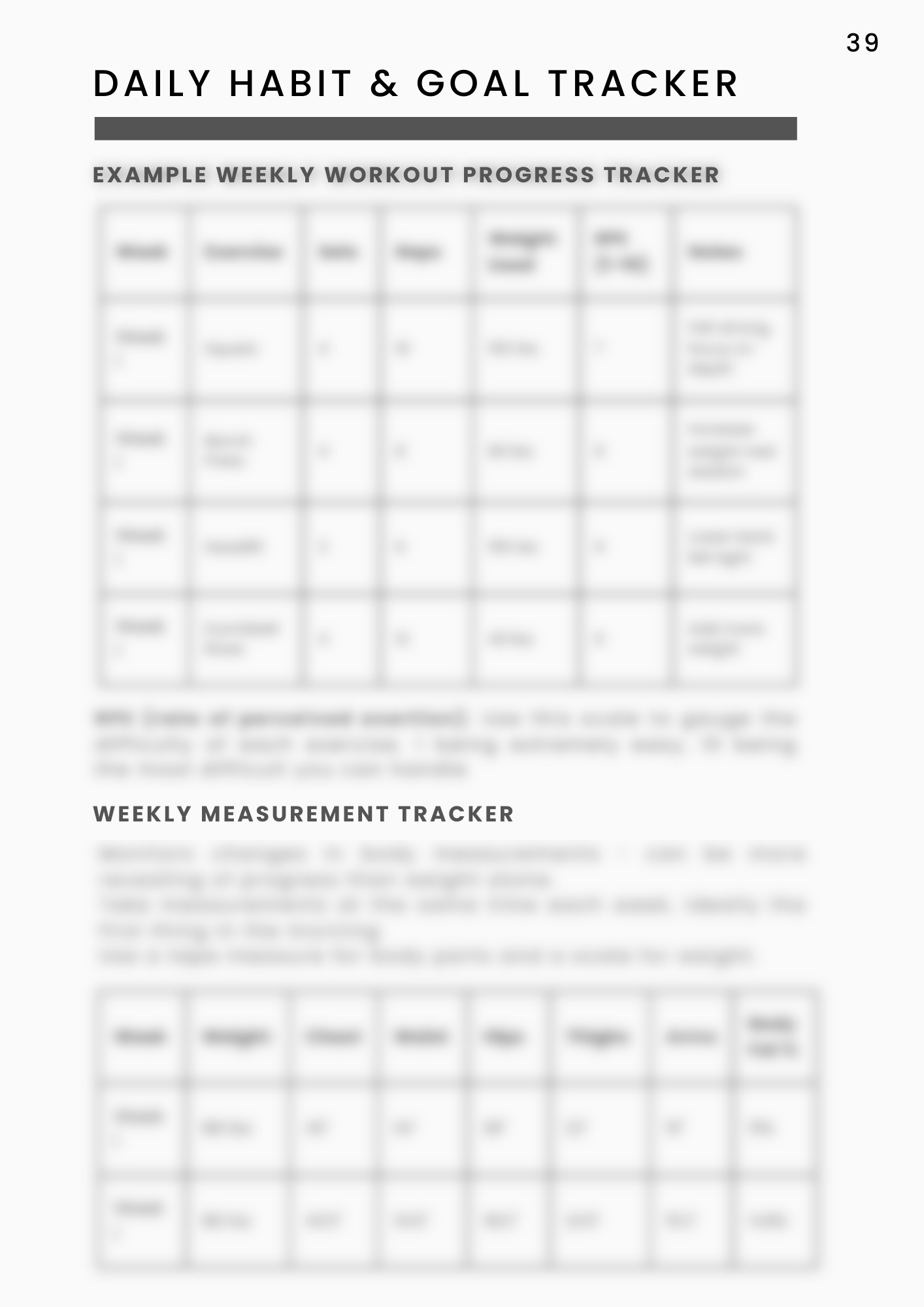 Daily habit and goal trackers