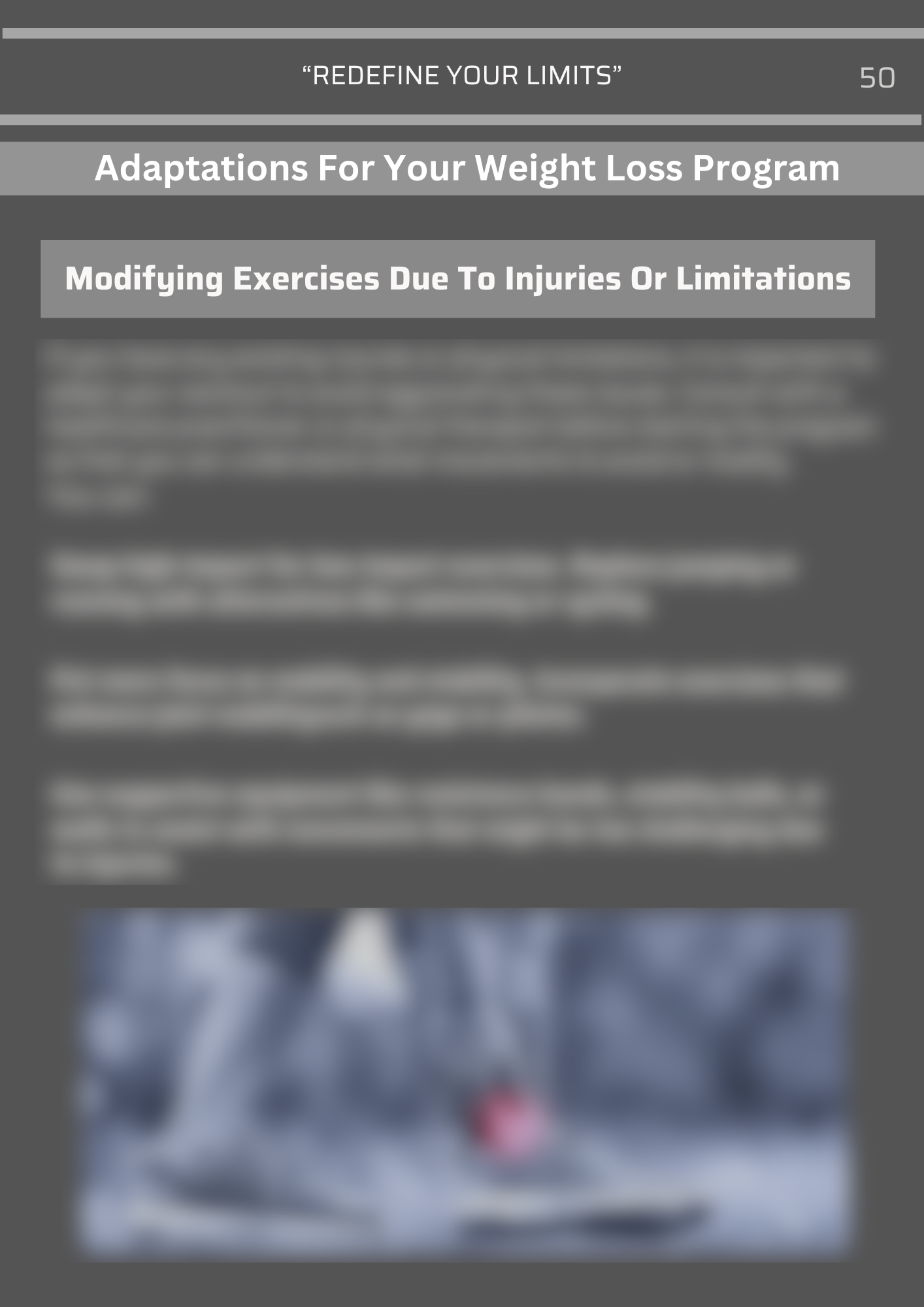 modifying exercises