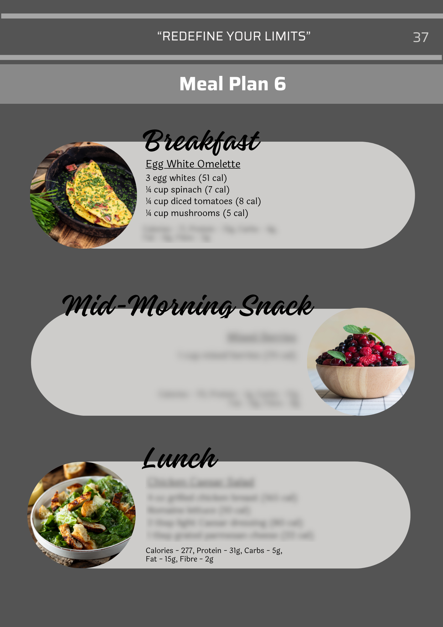 weight loss meal plan