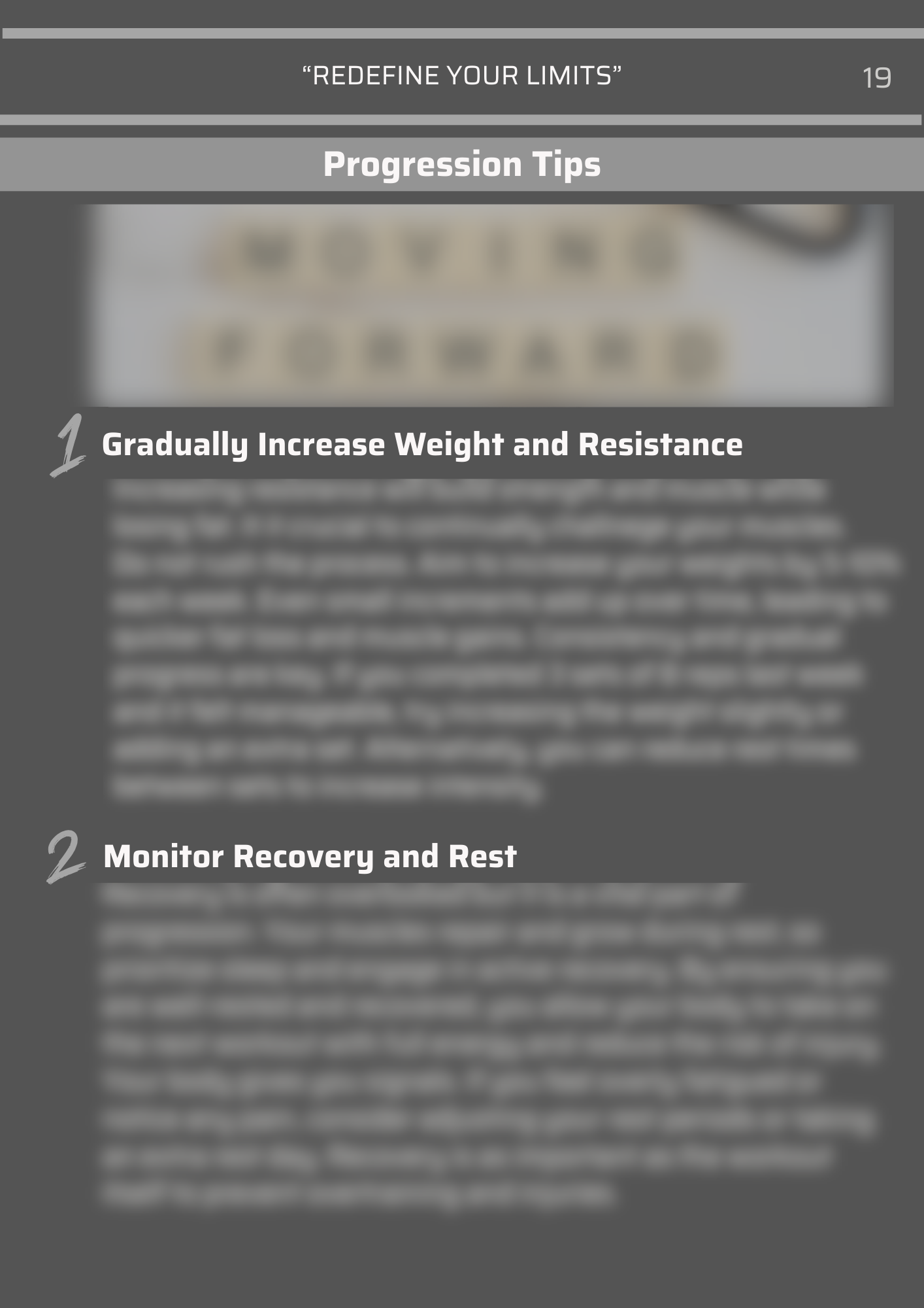 weight loss progression tips